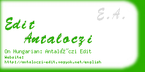 edit antaloczi business card